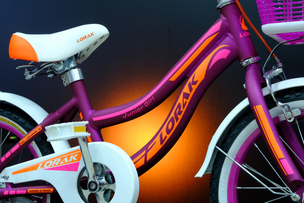 Lorak Junior 14 Girl Матовый Фиолетовый/Оранжевый
