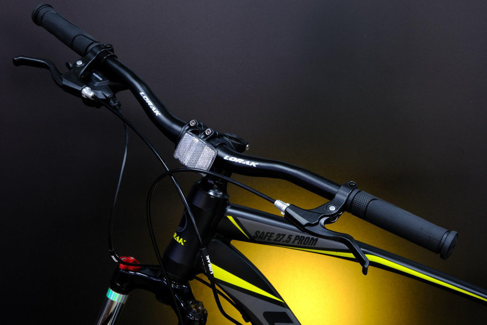 LORAK Safe 27,5 Prom Матовый Чёрный/Жёлтый