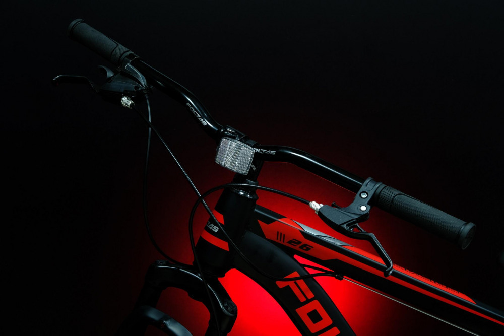 FOLTAS 26 Steel - 15р Чёрный/Красный