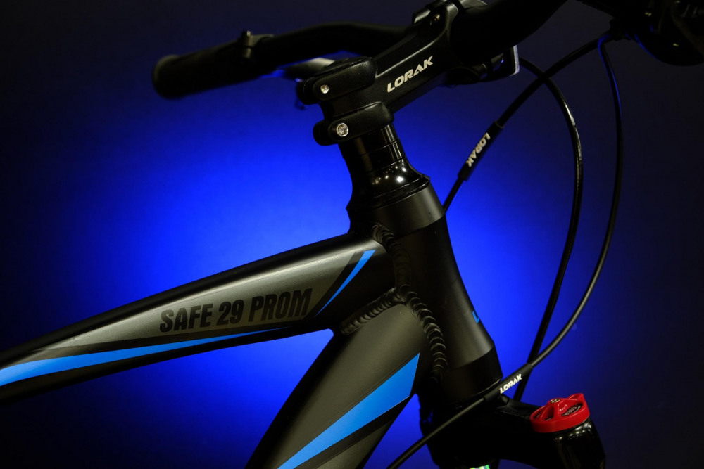 LORAK Safe 29 Prom Матовый Чёрный/Синий 19р (на рост 171-182)