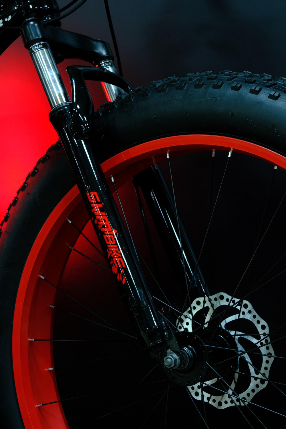 SHM Bike New Grand FAT 26 Чёрный/Красный