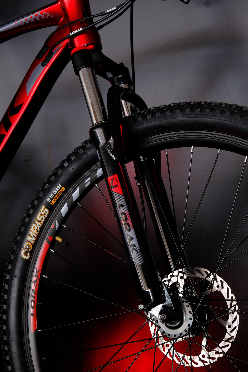 Lorak M-04 Prom Красный/Чёрный 17р (на рост 155-173)