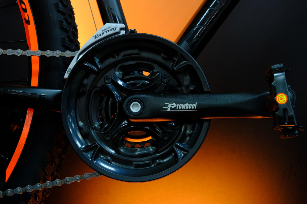 Lorak 6.0 Матовый Чёрный/Оранжевый рама 19 (на рост 171-182)