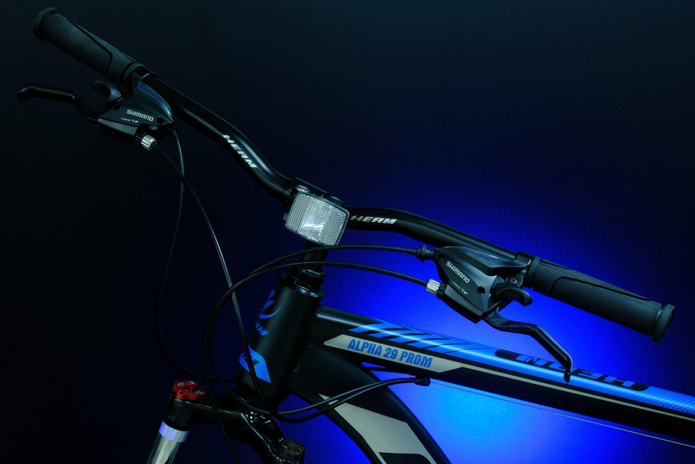 HEAM ALPHA 29 Prom Матовый Чёрный/Синий рама 21 (на рост 183-190)