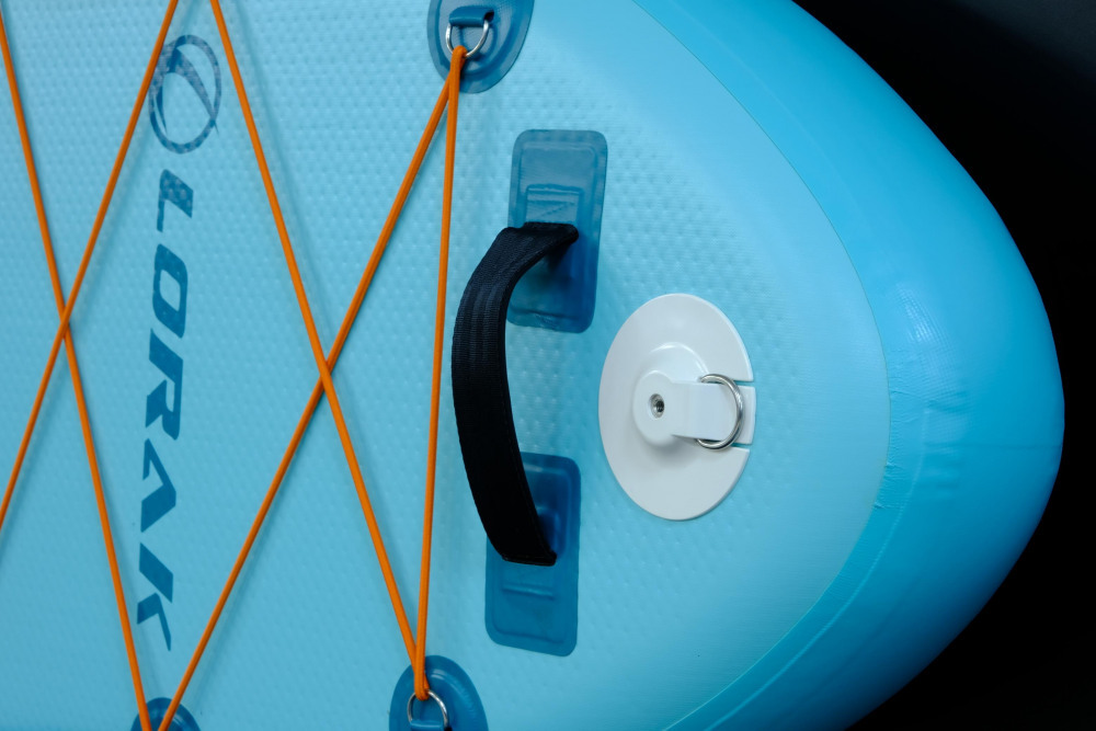 Сапборд Lorak 909 (320*81*15) бирюзово-оранжевый, код 77909